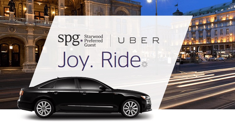 SPG + UBER 跨界合作案