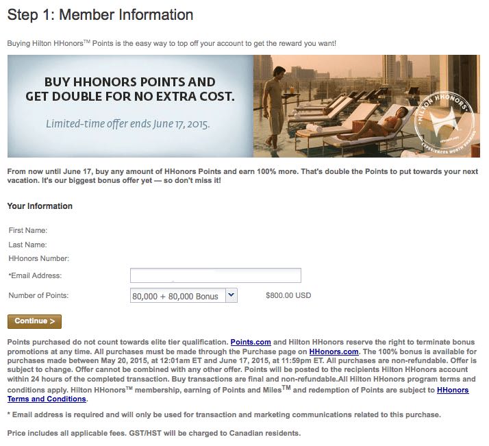 Hilton HHonors 官網特惠賣點到6月17日為止