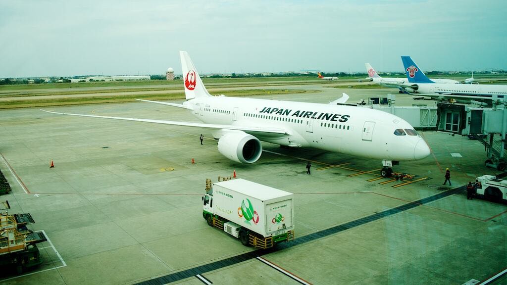 這次執飛JL816的B787夢幻客機