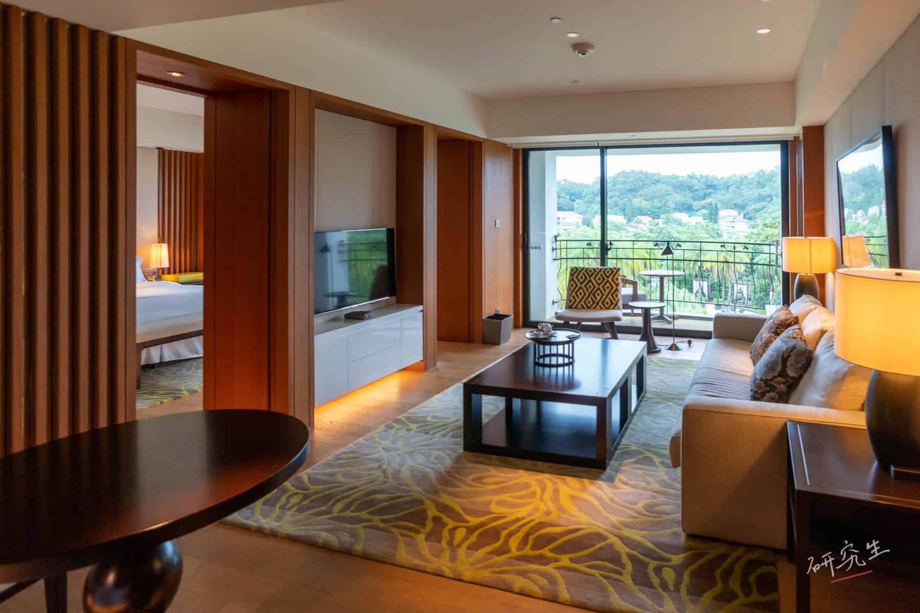 客廳典雅大方,很有威斯汀的風格|大溪威斯汀 (Westin Tashee)