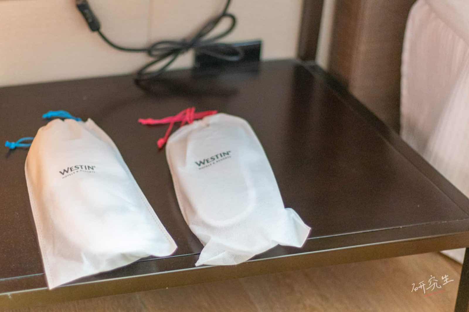 拖鞋很好穿,可以帶回家繼續穿|大溪威斯汀 (Westin Tashee)