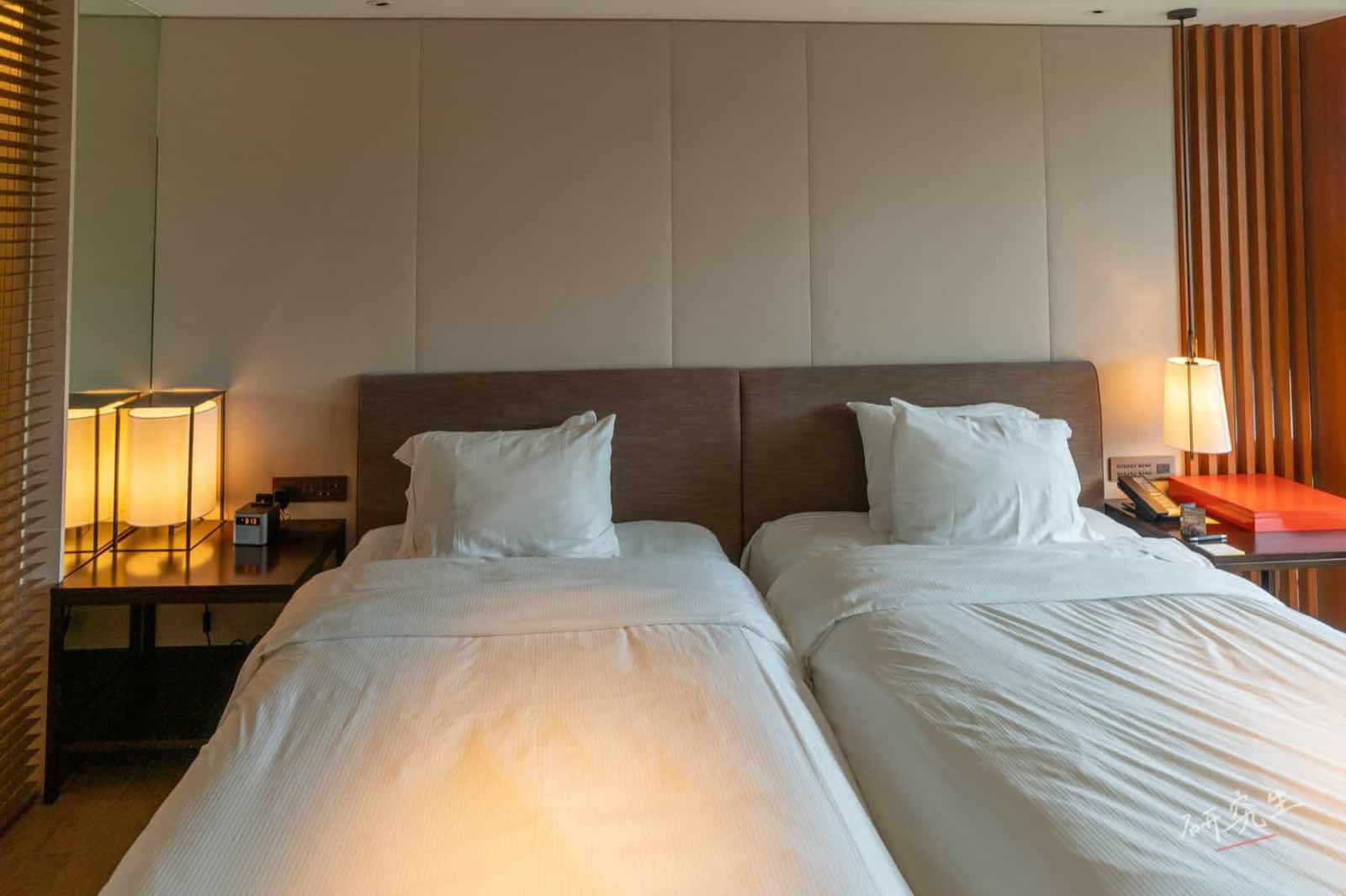 兩張小床拼在一起|大溪威斯汀 (Westin Tashee)