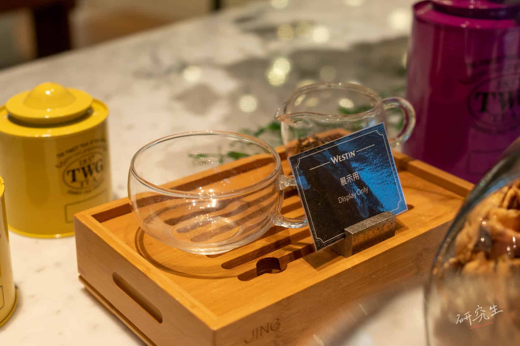這個杯子... 展示用的|大溪威斯汀 (Westin Tashee)